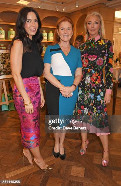 Josephine Daniel, Sarah Ferguson, Duchess of York, and Tamara Beckwith attend the 4th annual Ladies' Lunch in support of the Silent No More...