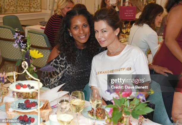 Sherett Dahlstrom and Katya Fomichev attend the 4th annual Ladies' Lunch in support of the Silent No More Gynaecological Cancer Fund at Fortnum &...