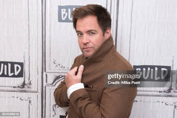 Michael Weatherly visits Build Series to discuss "Bull" at Build Studio on September 26, 2017 in New York City.