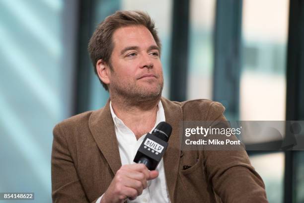 Michael Weatherly visits Build Series to discuss "Bull" at Build Studio on September 26, 2017 in New York City.