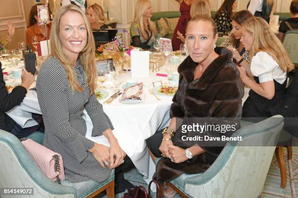 Emily Crompton Candy and Alisa Swidler attend the 4th annual Ladies' Lunch in support of the Silent No More Gynaecological Cancer Fund at Fortnum &...