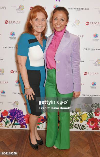 Sarah Ferguson, Duchess of York, and Magda Pozzo attend the 4th annual Ladies' Lunch in support of the Silent No More Gynaecological Cancer Fund at...