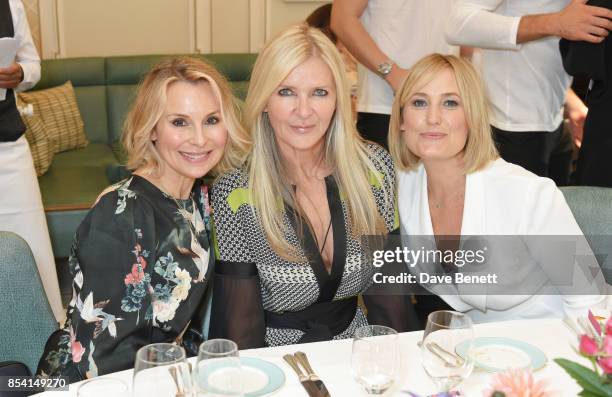 Roberta Moore, Amanda Wakeley and Mika Simmon attends the 4th annual Ladies' Lunch in support of the Silent No More Gynaecological Cancer Fund at...