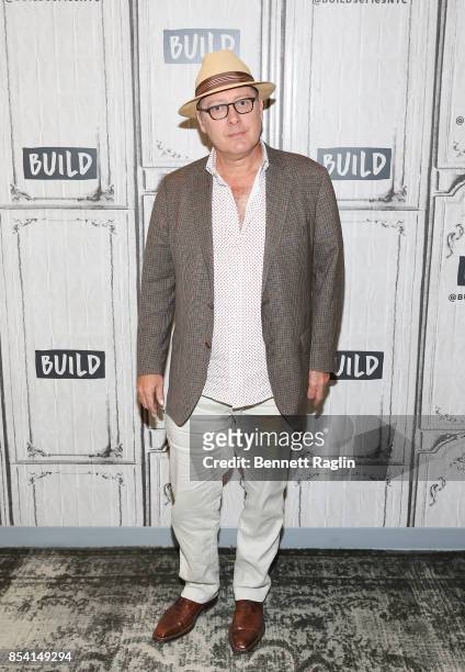 Actor James Spader visits Build to discuss his show "The Blacklist" at Build Studio on September 26, 2017 in New York City.