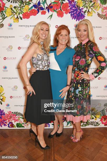 Jenny Halpern Prince, Sarah Ferguson, Duchess of York, and Tamara Beckwith attend the 4th annual Ladies' Lunch in support of the Silent No More...