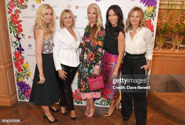 Jenny Halpern Prince, Mika Simmons, Tamara Beckwith, Josephine Daniel and Jane Gottschalk attend the 4th annual Ladies' Lunch in support of the...
