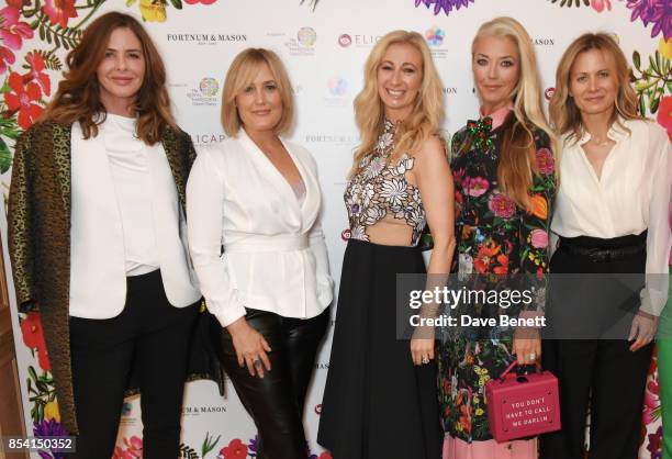 Trinny Woodall, Mika Simmons, Jenny Halpern Prince, Tamara Beckwith and Jane Gottschalk attend the 4th annual Ladies' Lunch in support of the Silent...