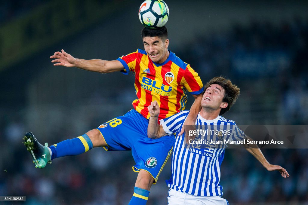 Real Sociedad v Valencia - La Liga