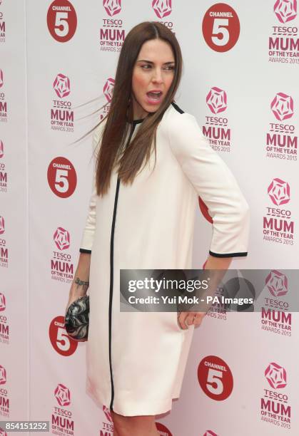 Melanie Chisholm arriving for the Tesco Mum of the Year Awards at The Savoy hotel in central London.