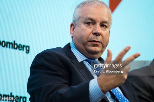 David Rosenberg, chief economist and strategist for Gluskin Sheff & Associates Inc., speaks during the Bloomberg Canadian Fixed Income Conference in...