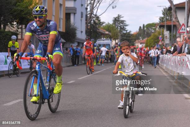 89th Giro Della Toscana 2017 / Stage 1 Arrival / Danilo NAPOLITANO and son / Pontedera - Pontedera / Memorial Alfredo Martini / GDT /