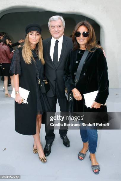 Dior Sidney Toledano, his wife Katia Toledano and their Daughter Julia attend the Christian Dior show as part of the Paris Fashion Week Womenswear...