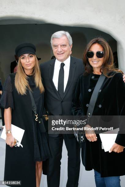 Dior Sidney Toledano, his wife Katia Toledano and their Daughter Julia attend the Christian Dior show as part of the Paris Fashion Week Womenswear...