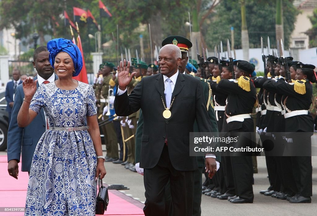 ANGOLA-POLITICS-PRESIDENT-CEREMONY