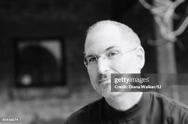 And chairman of Apple, Steve Jobs at his Palo Alto home for Time Magazine December 7, 2004.