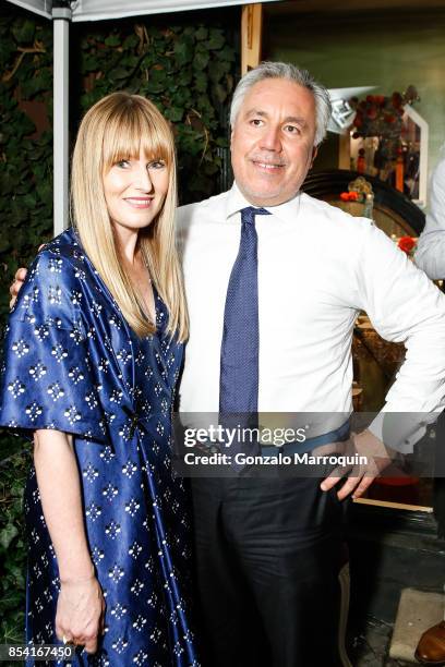 Amy Astley and Miguel Flores-Vianna attend the Creel and Gow hosts "Haute Bohemians" book signing with Miguel Flores-Vianna and Amy Astley on...