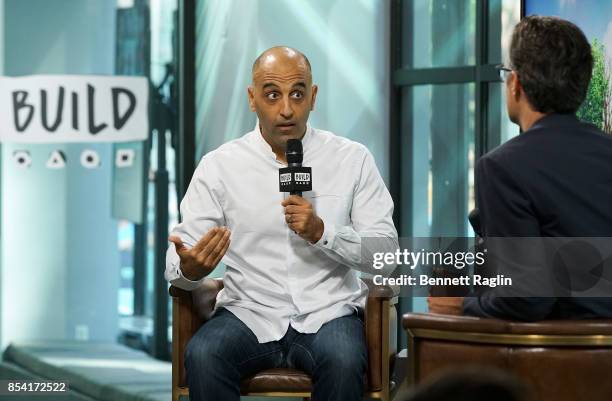 Activist Pedram Shojai visits Build to discuss the film "Prosperity" at Build Studio on September 26, 2017 in New York City.