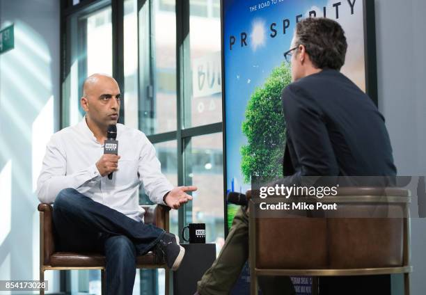 Pedram Shojai visits Build Series to discuss the film "Prosperity" at Build Studio on September 26, 2017 in New York City.