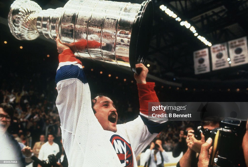Bryan Trottier Celebrates Stanley Cup Victory
