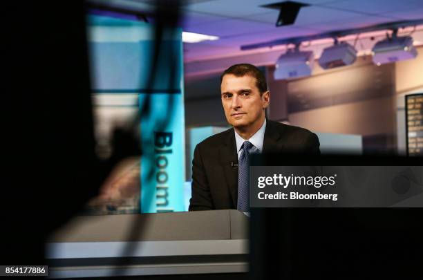 Jim Bianco, president and founder of Bianco Research LLC, listens during a Bloomberg Television interview in New York, U.S., on Tuesday, Sept. 26,...