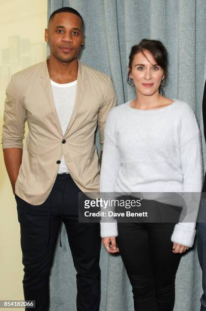 Reggie Yates and Vicky McClure attend the BAFTA Breakthrough Brits jury announcement at BAFTA Piccadilly on September 26, 2017 in London, England.