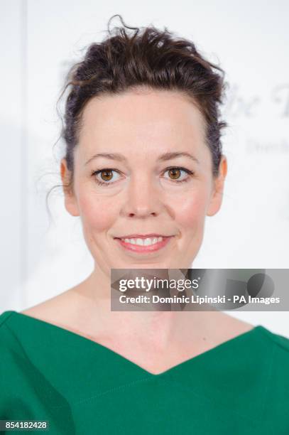 Olivia Colman arriving at the Sky Arts South Bank Awards, at the Dorchester hotel, in central London.