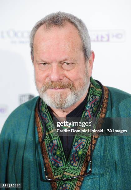 Terry Gilliam arriving at the Sky Arts South Bank Awards, at the Dorchester hotel, in central London.