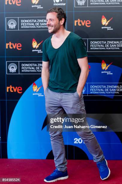 Bogdan Dumitrache attends 'Pororoca' premiere during 65th San Sebastian Film Festival on September 26, 2017 in San Sebastian, Spain.