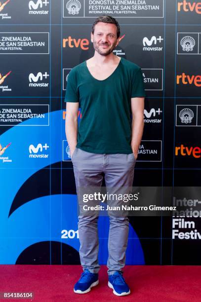 Bogdan Dumitrache attends 'Pororoca' premiere during 65th San Sebastian Film Festival on September 26, 2017 in San Sebastian, Spain.