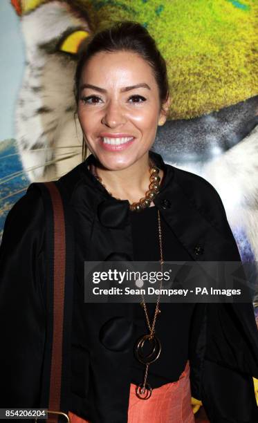 Elen Rivas arrive for the gala screening of The Croods at the Empire, Leicester Square in London.