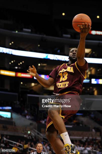 Guard James Harden of the Arizona State Sun Devils goes up for a shot against the Washington Huskies in the Pacific Life Pac-10 Men's Basketball...