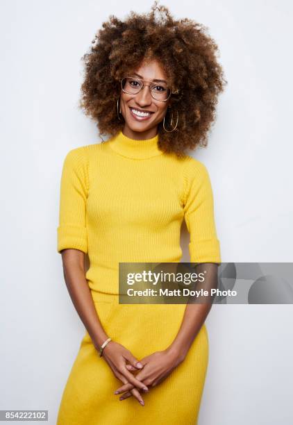 Editor-in-chief of Teen Vogue Elaine Welteroth poses for a portraits at the Tribeca TV festival at Cinepolis Chelsea on September 24, 2017.