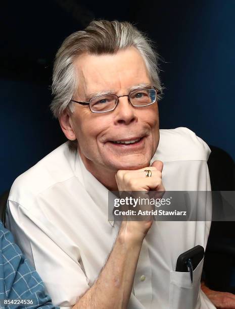 Author Stephen King visits the SiriusXM Studios on September 26, 2017 in New York City.