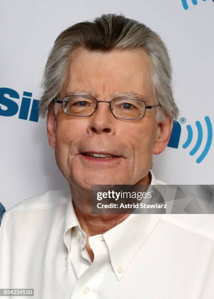 Author Stephen King visits the SiriusXM Studios on September 26, 2017 in New York City.