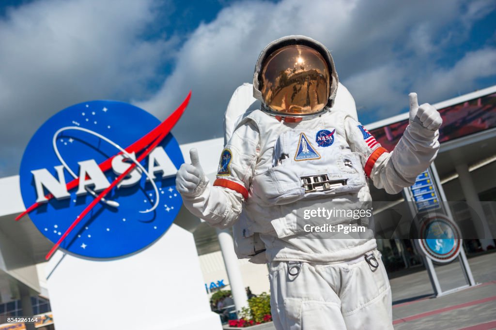 Astronaut suit in Cape Canaveral Florida USA