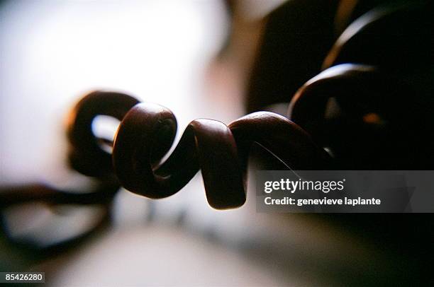 telephone cord - flexes stock pictures, royalty-free photos & images