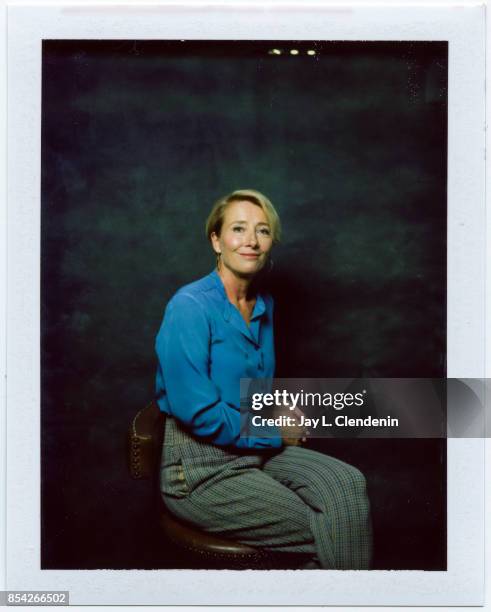 Emma Thompson, from the film "The Children Act," is photographed on polaroid film at the L.A. Times HQ at the 42nd Toronto International Film...