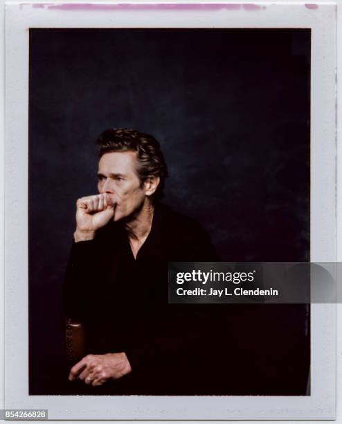 Willem Dafoe, from the film, "The Florida Project," is photographed on polaroid film at the L.A. Times HQ at the 42nd Toronto International Film...