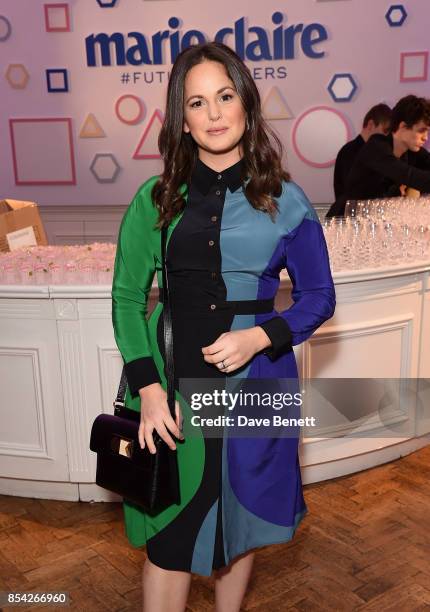 Giovanna Fletcher attends the Marie Claire Future Shapers Awards drinks reception at One Marylebone on September 26, 2017 in London, England.