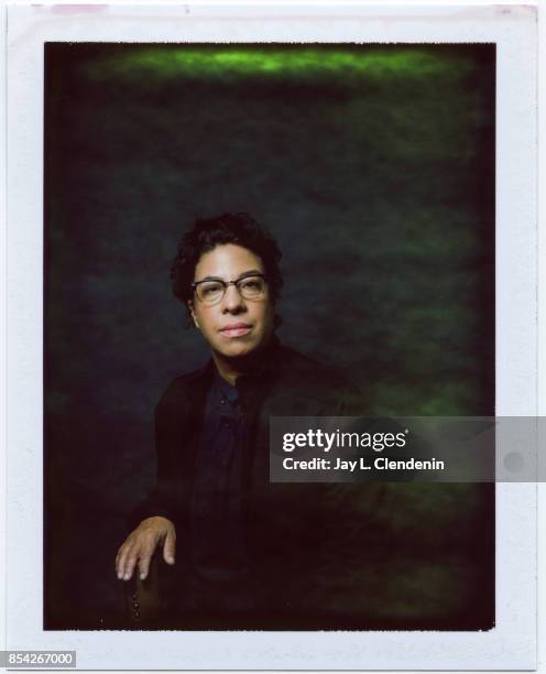 Writer/director Angela Robinson from the film, "Professor Marston & The Wonder Women," is photographed on polaroid film at the L.A. Times HQ at the...