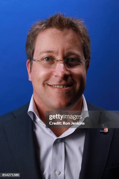 Chief Communications Officer Jeff Millman poses for a portrait during the Team USA Media Summit ahead of the PyeongChang 2018 Olympic Winter Games on...