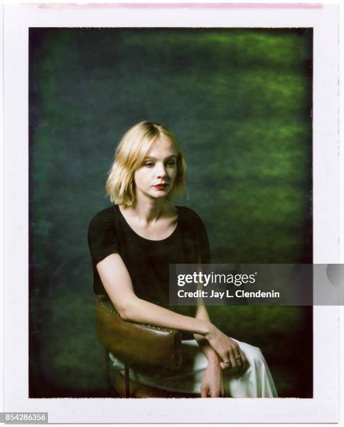 Carey Mulligan from the film "Mudbound," is photographed on polaroid film at the L.A. Times HQ at the 42nd Toronto International Film Festival, in...