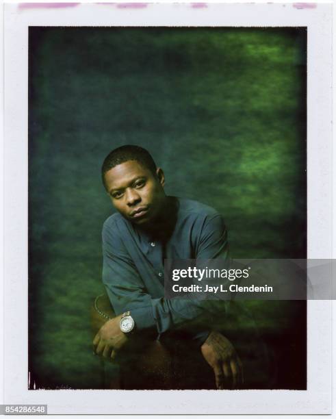 Jason Mitchell from the film "Mudbound," is photographed on polaroid film at the L.A. Times HQ at the 42nd Toronto International Film Festival, in...