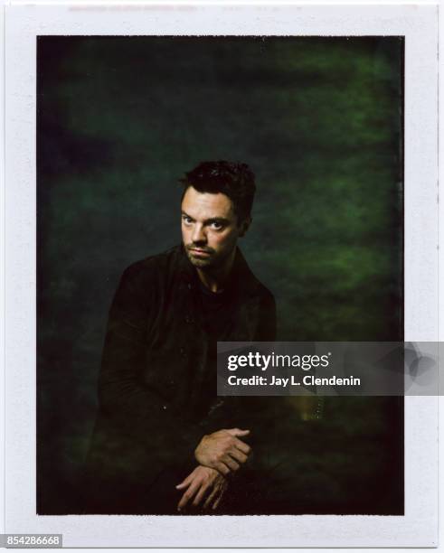 Dominic Cooper from the film "The Escape," is photographed on polaroid film at the L.A. Times HQ at the 42nd Toronto International Film Festival, in...