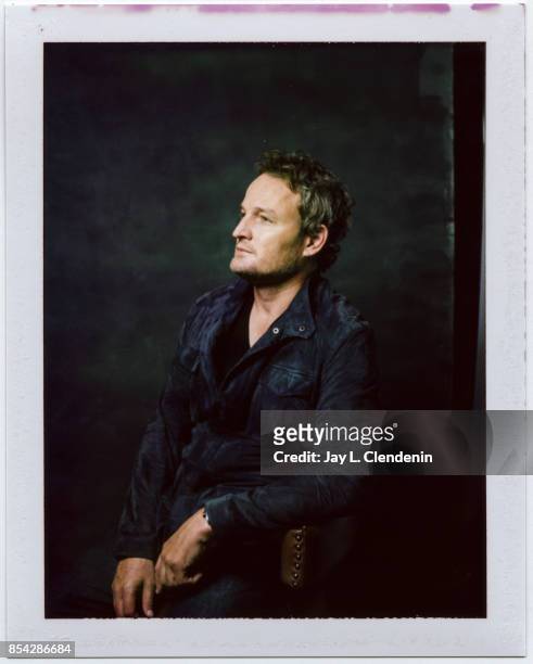 Jason Clarke from the film "Mudbound," is photographed on polaroid film at the L.A. Times HQ at the 42nd Toronto International Film Festival, in...