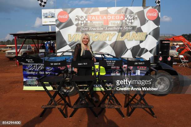 Producer and founder of AMBI Media Group Monika Bacardi On The Set Of The Movie "Trading Paint" on September 14, 2017 in Talladega, Alabama.