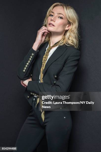 Actress Clara Paget photographed for NY Daily News on October 7 in New York City.