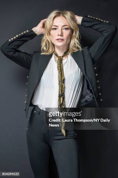 Actress Clara Paget photographed for NY Daily News on October 7 in New York City.