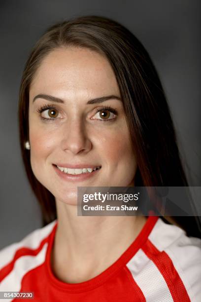 Curler Jamie Sinclair poses for a portrait during the Team USA Media Summit ahead of the PyeongChang 2018 Olympic Winter Games on September 26, 2017...