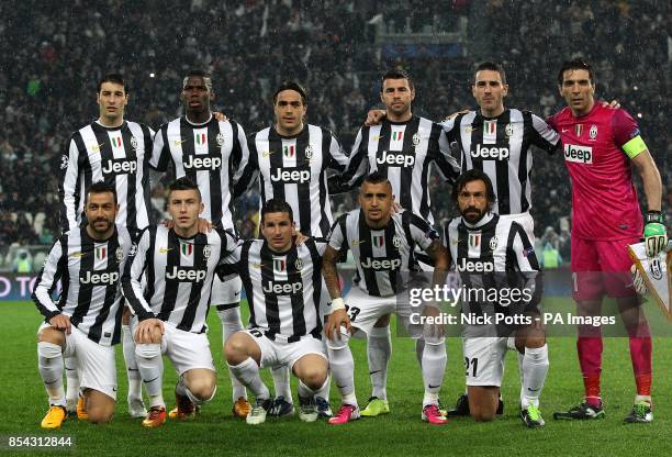 Juventus team group, Federico Peluso, Paul Pogba, Alessandro Matri, Andrea Barzagli and Leonardo Bonucci. Fabio Quagliarella, Luca Marrone, Simone...